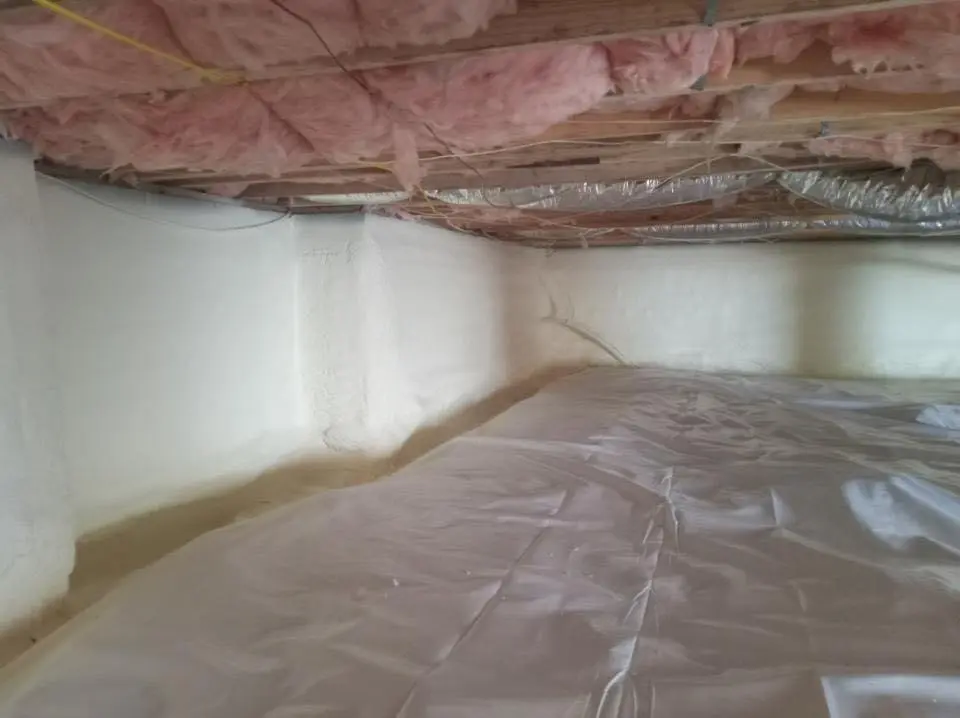 Crawl space encapsulation with closed-cell spray foam for Spray Foam Roofing in Forrest City